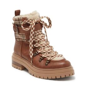 Sam Edelman Circus woman’s  faux fur boot caramel brown 8.5